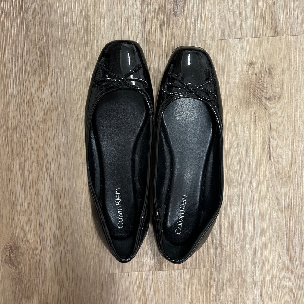 Calvin Klein Black Flats